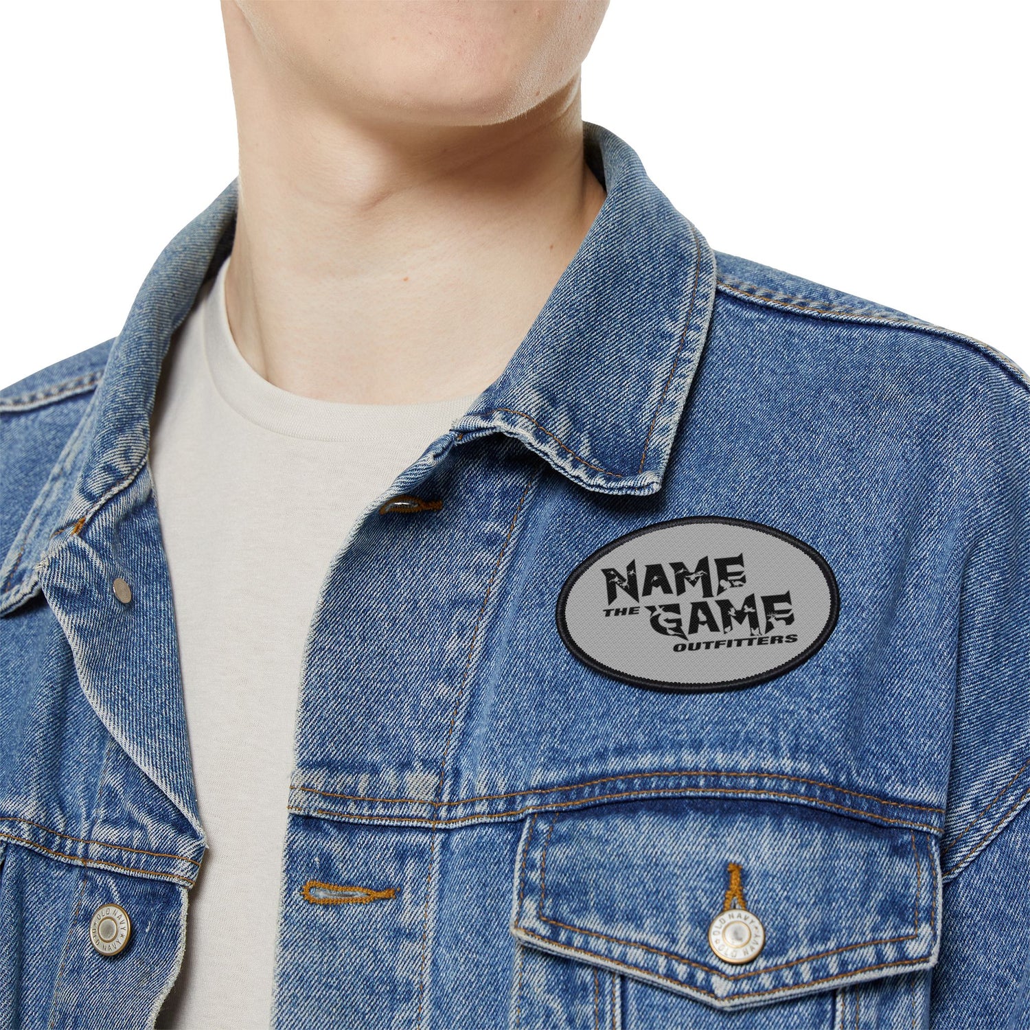 Patch - Logo Iron-On Grey