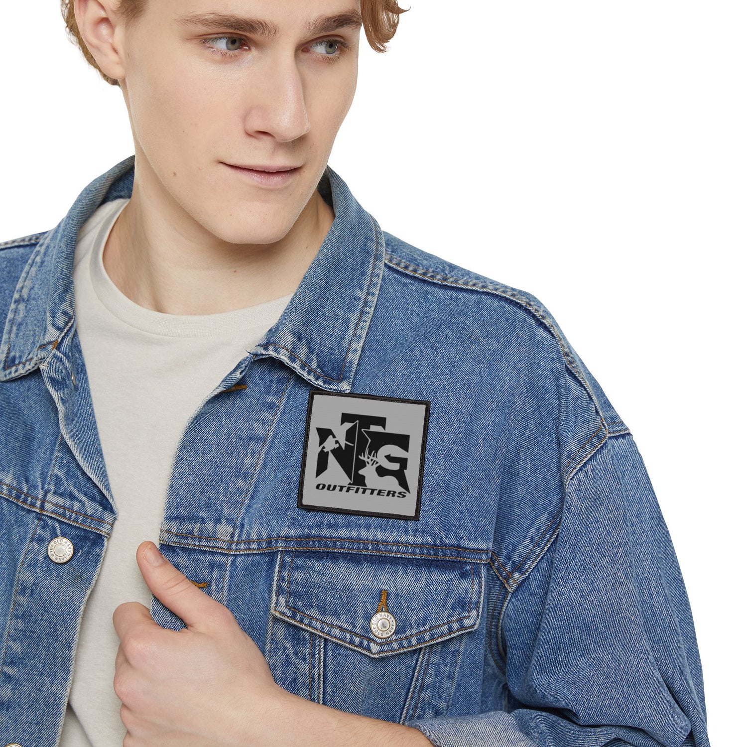 Patch - Logo Iron-On Grey