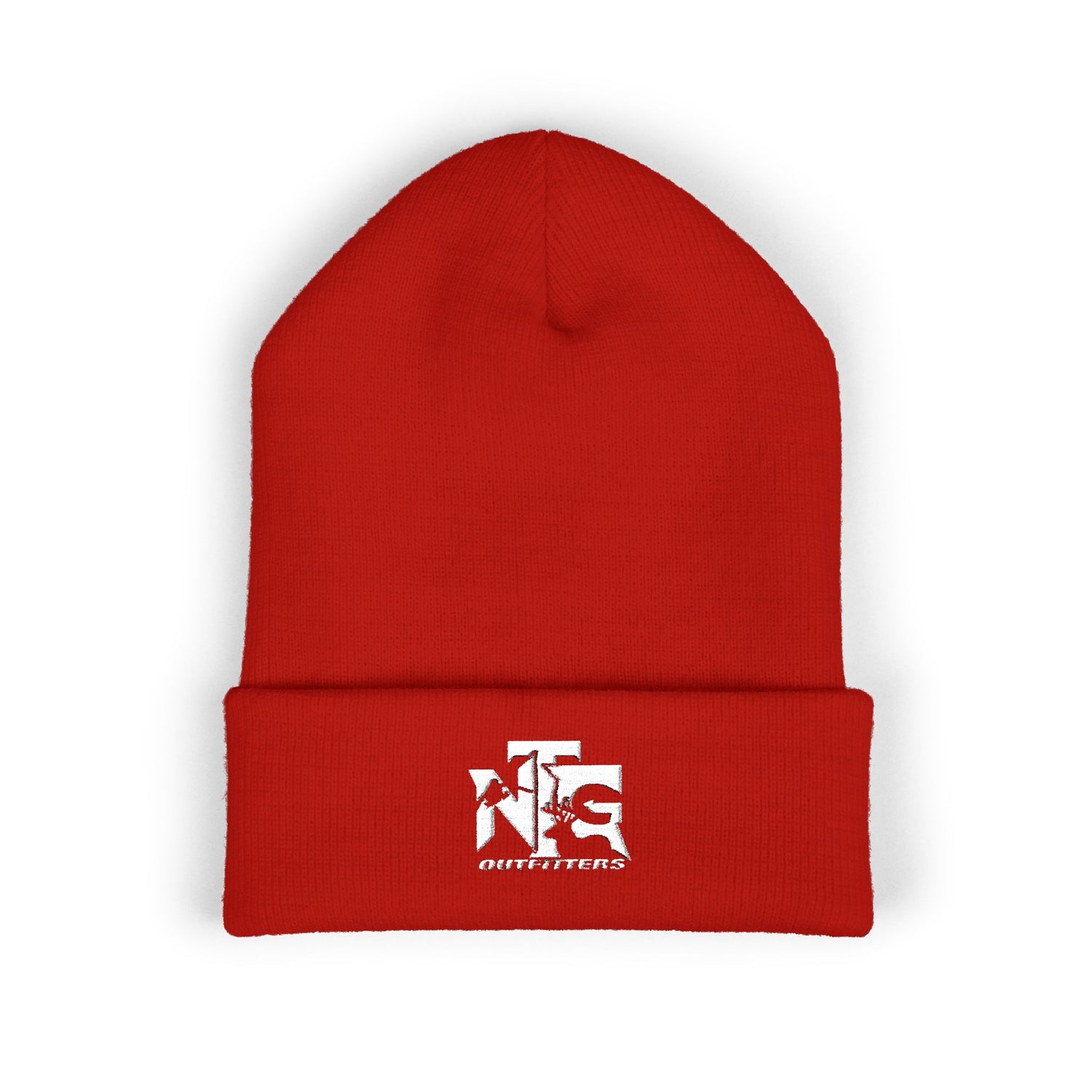 Hat - NTG Cuffed Beanie - White