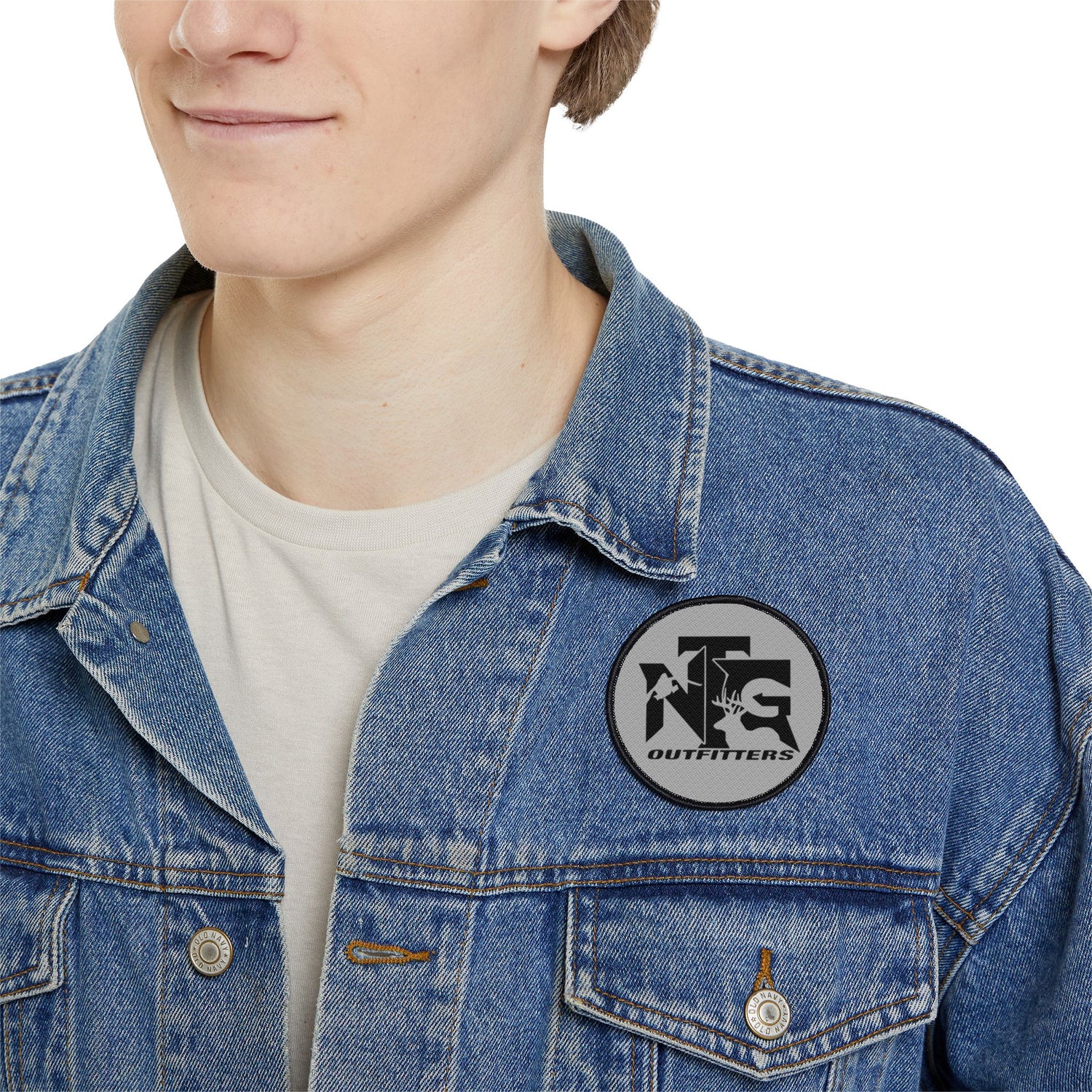 Patch - Logo Iron-On Grey