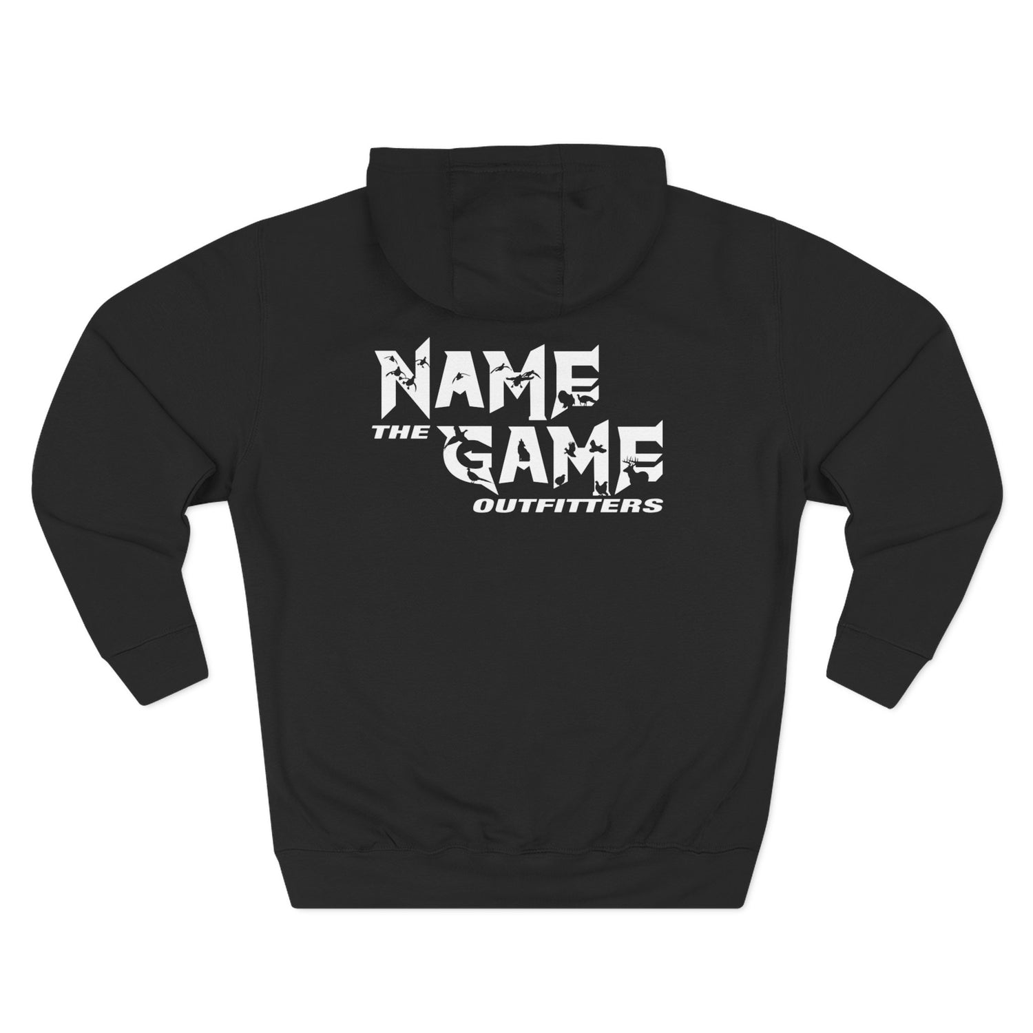 Hoodie - Fleece NTG Logo (White)