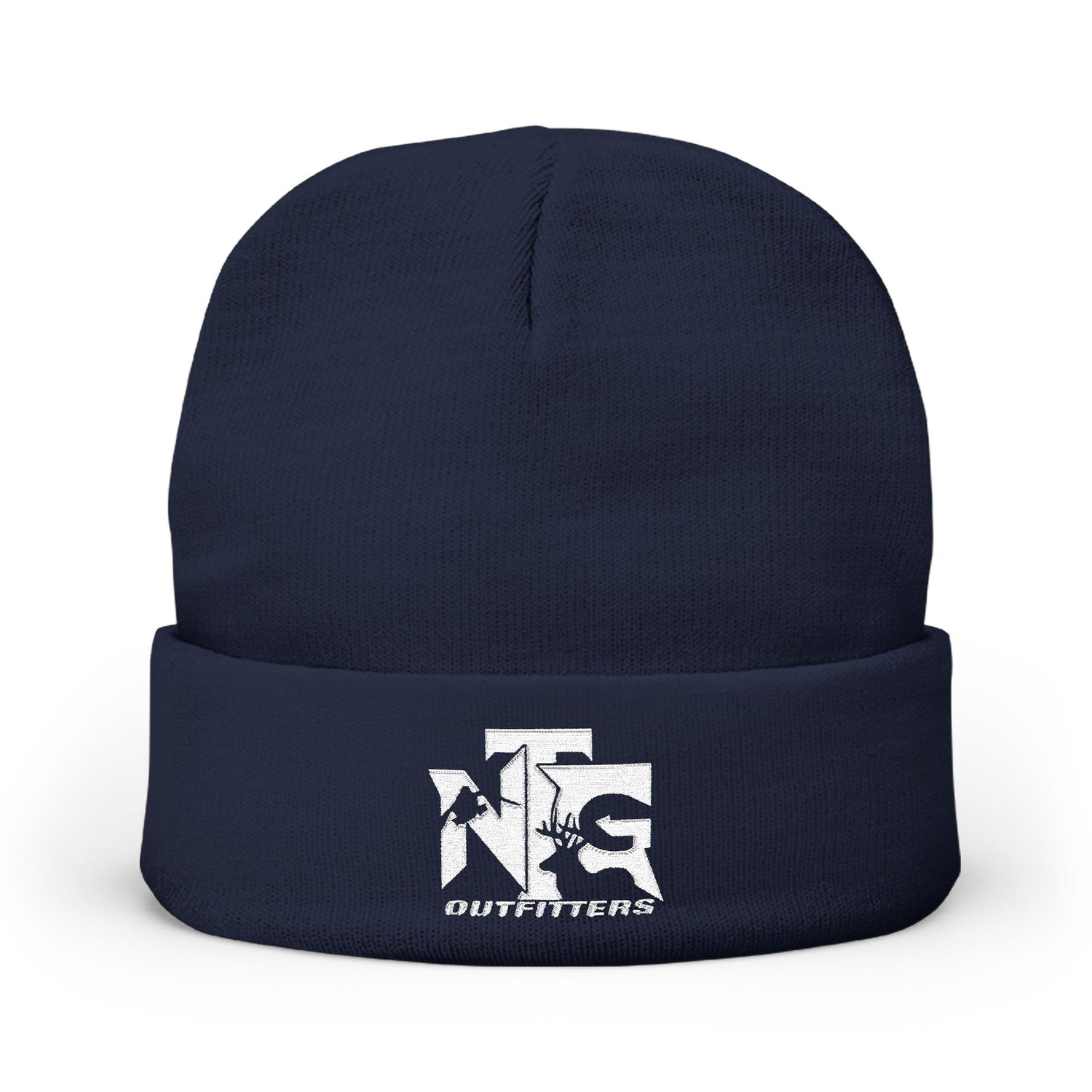 Hat - NTG Knit Beanie (White Logo)