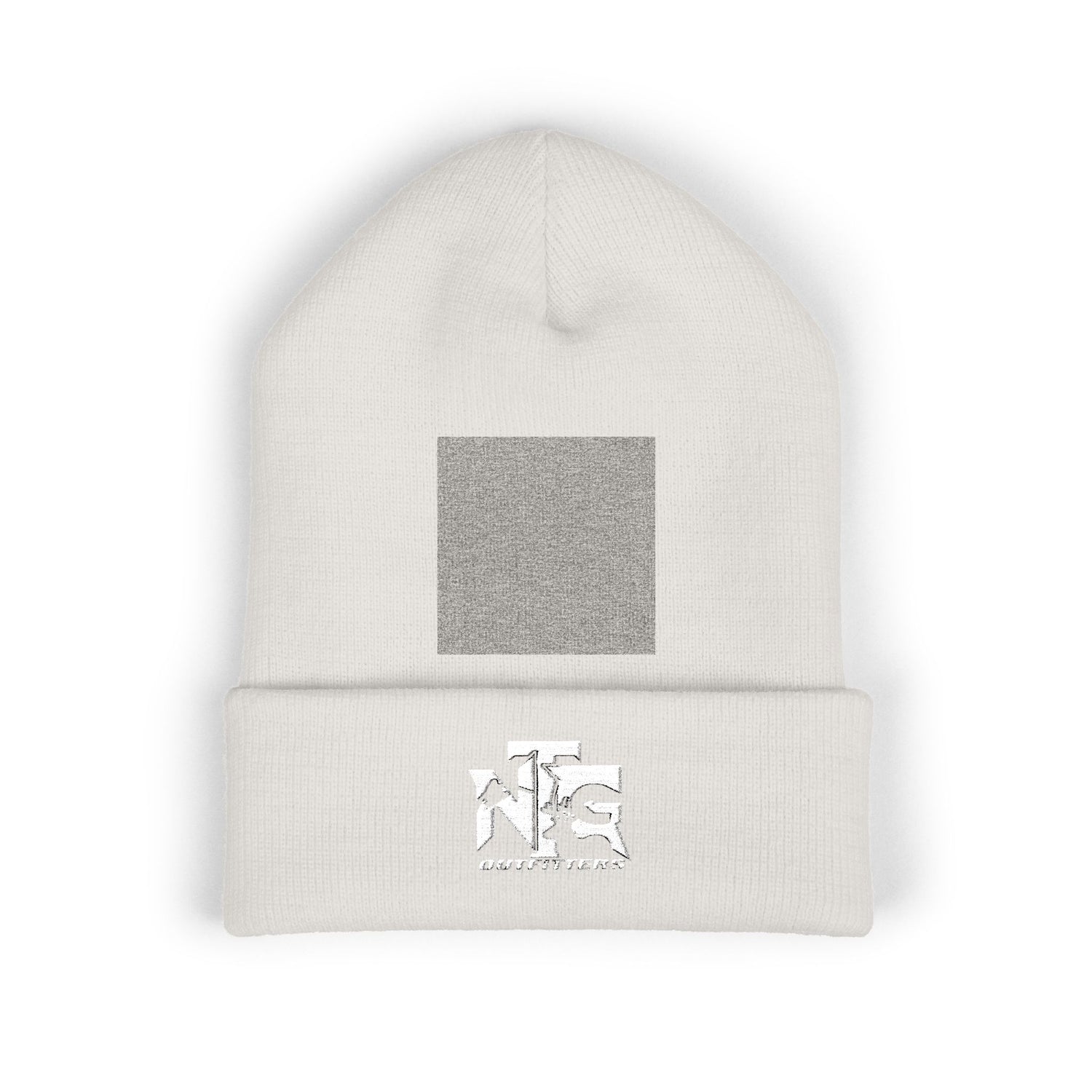 Hat - NTG Cuffed Beanie - White