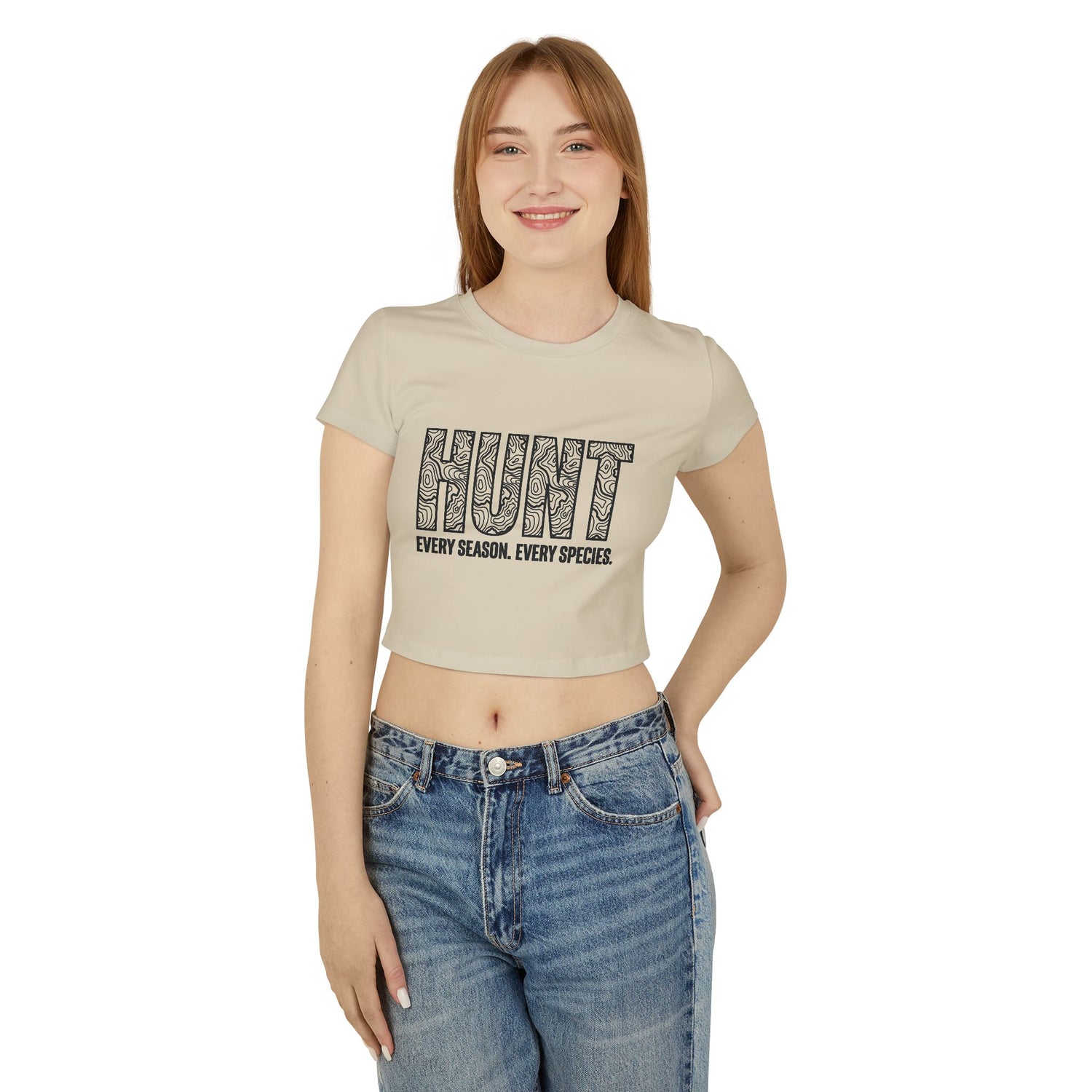T-Shirt - “HUNT” Women’s Crop Top