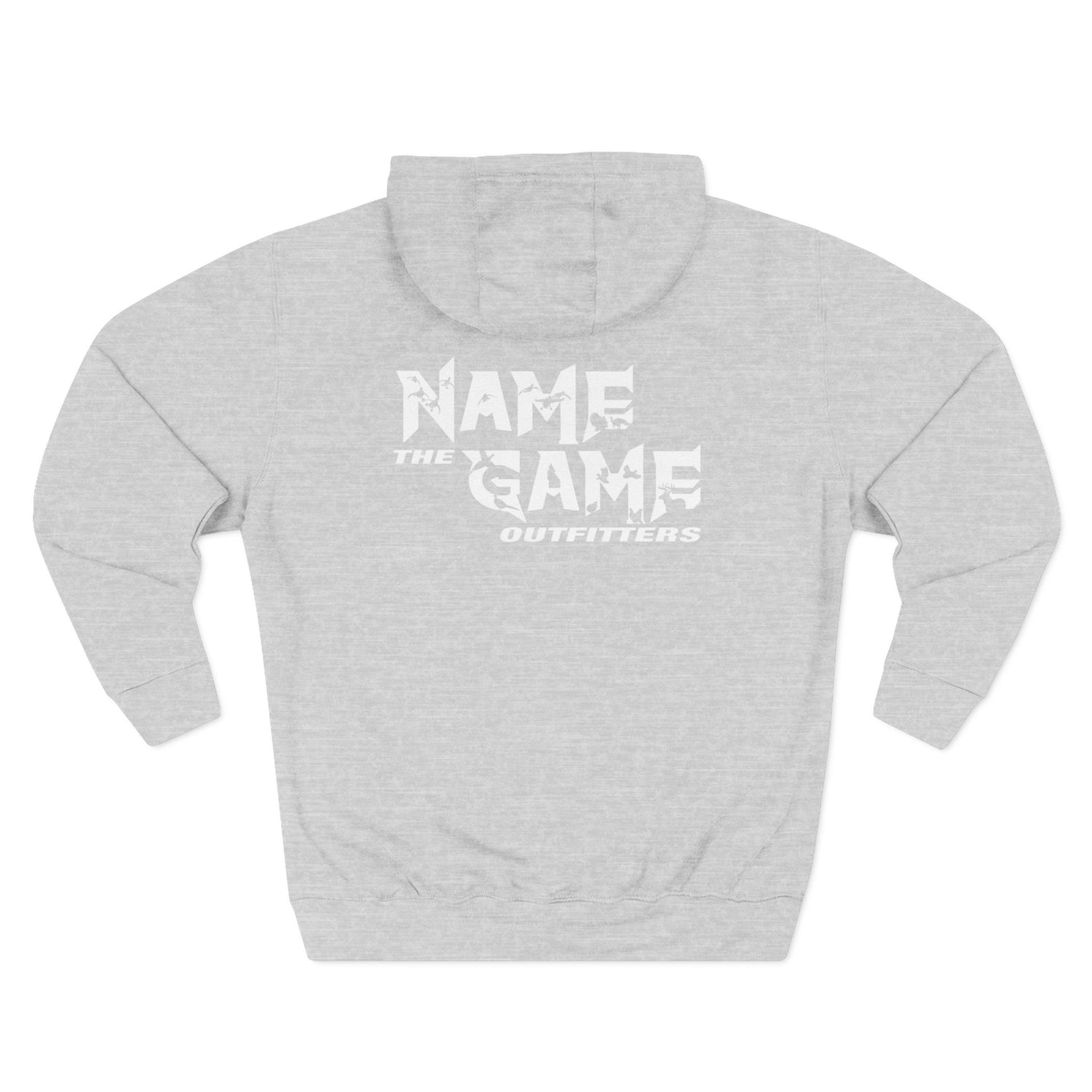 Hoodie - Fleece NTG Logo (White)