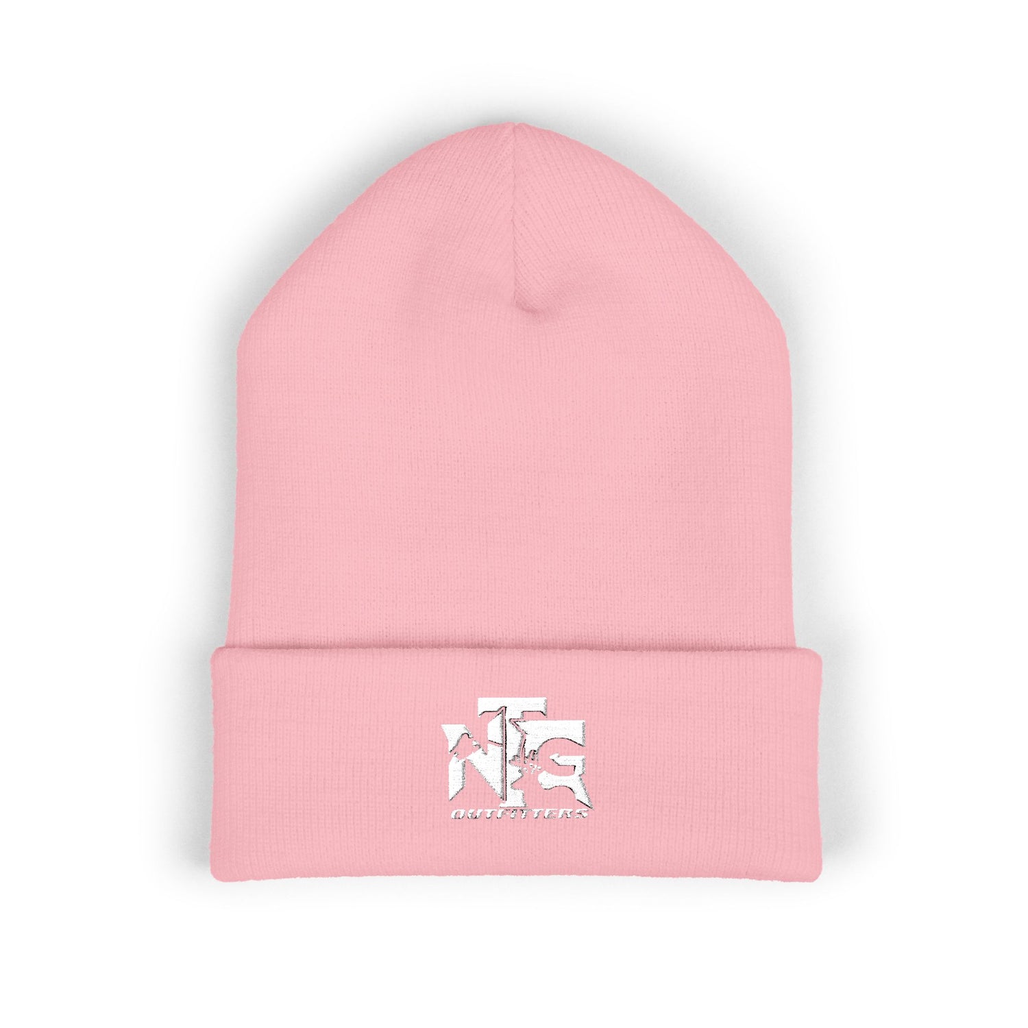 Hat - NTG Cuffed Beanie - White