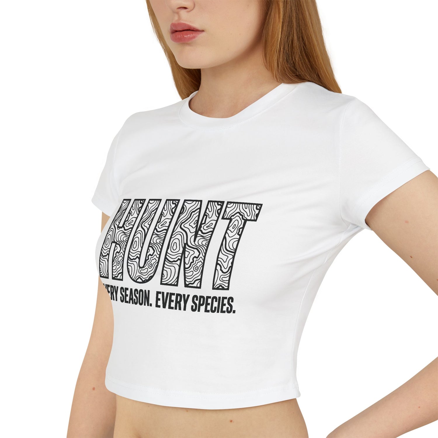 T-Shirt - “HUNT” Women’s Crop Top