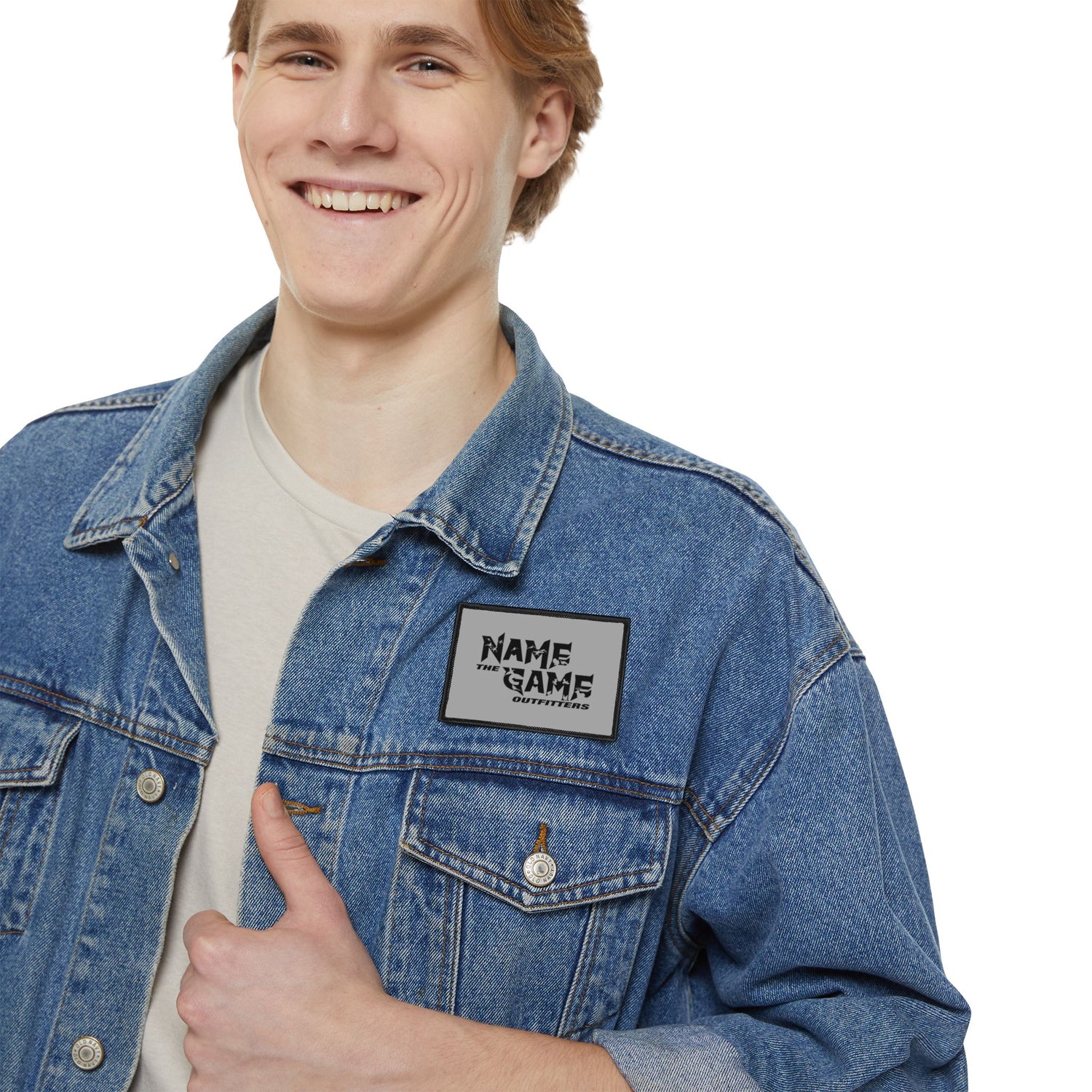 Patch - Logo Iron-On Grey