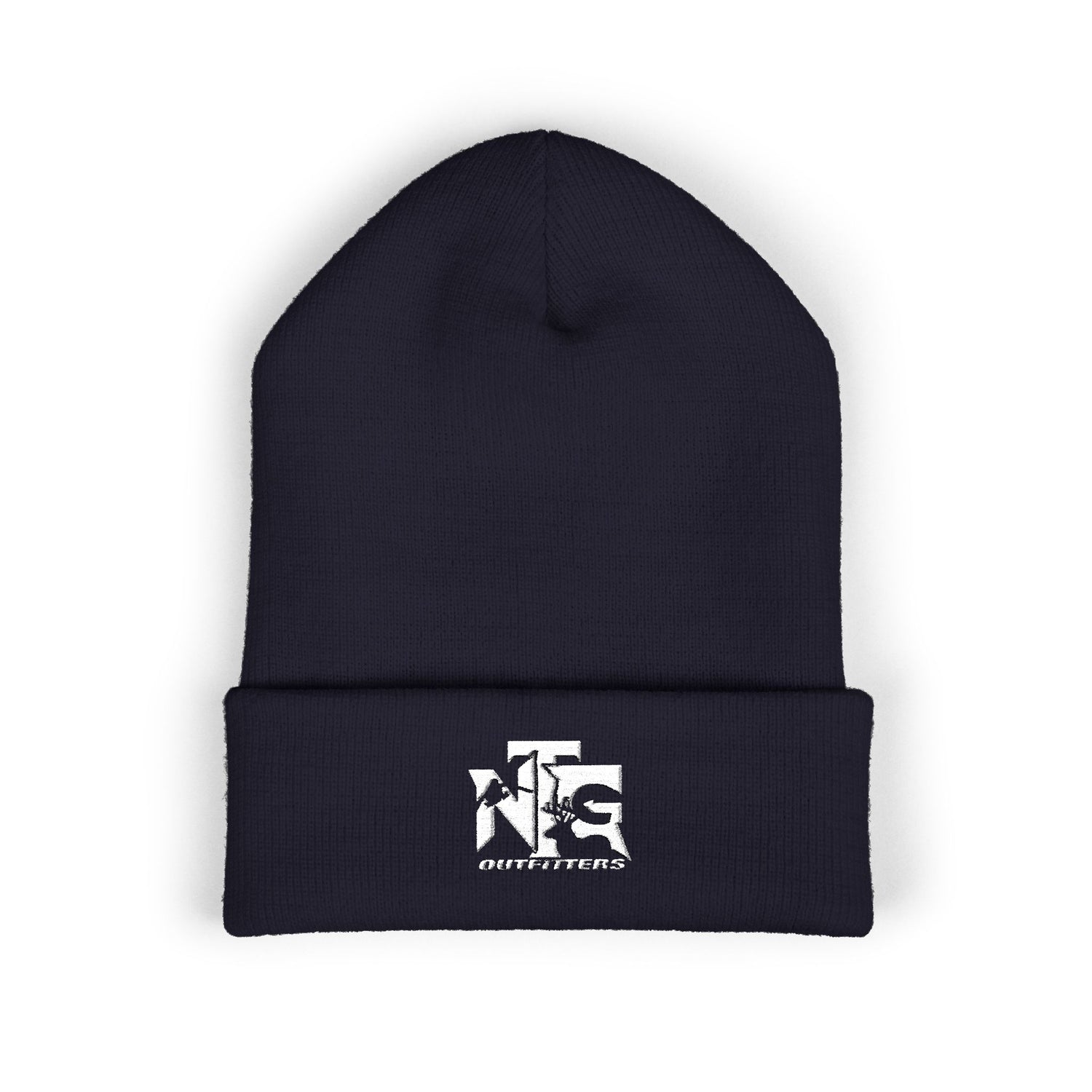 Hat - NTG Cuffed Beanie - White