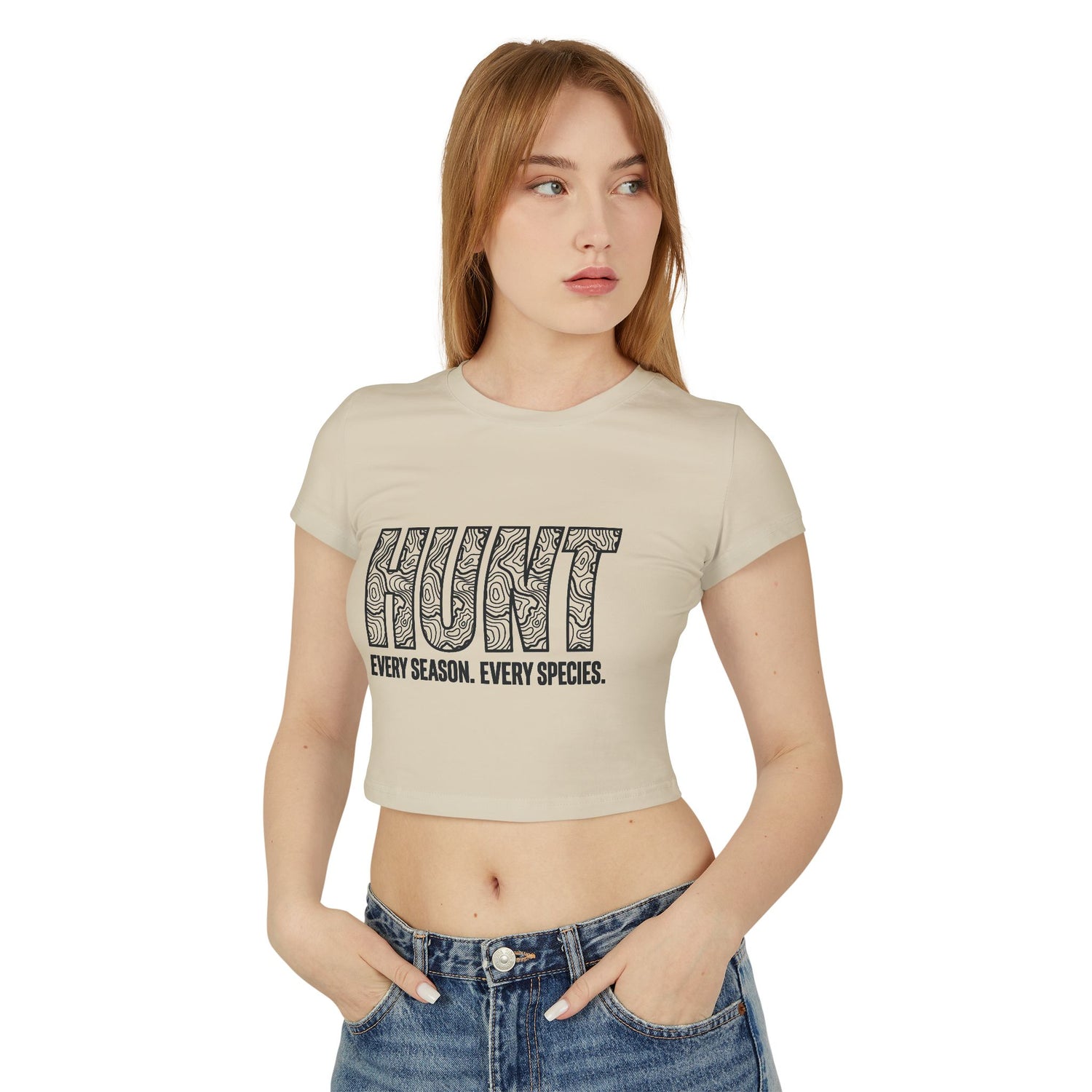 T-Shirt - “HUNT” Women’s Crop Top