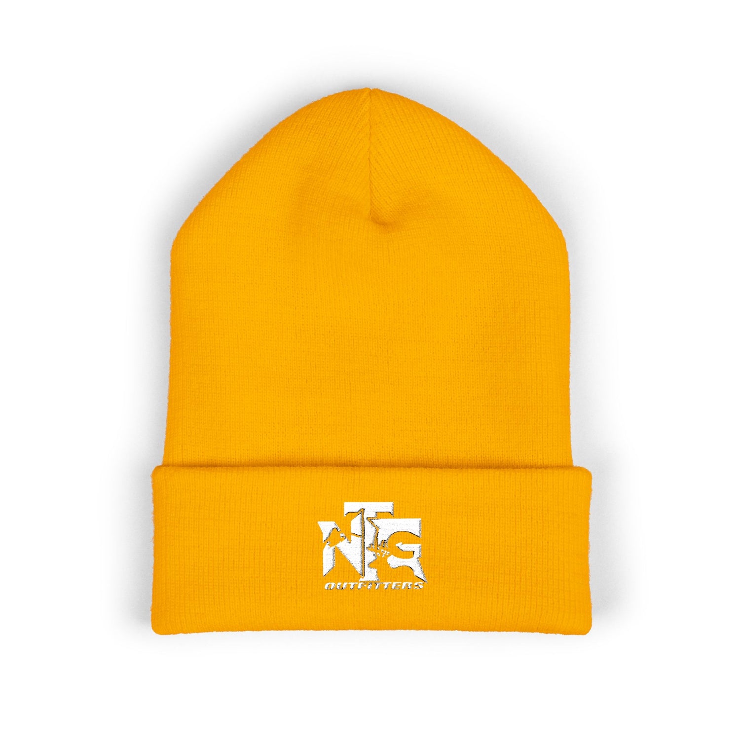 Hat - NTG Cuffed Beanie - White