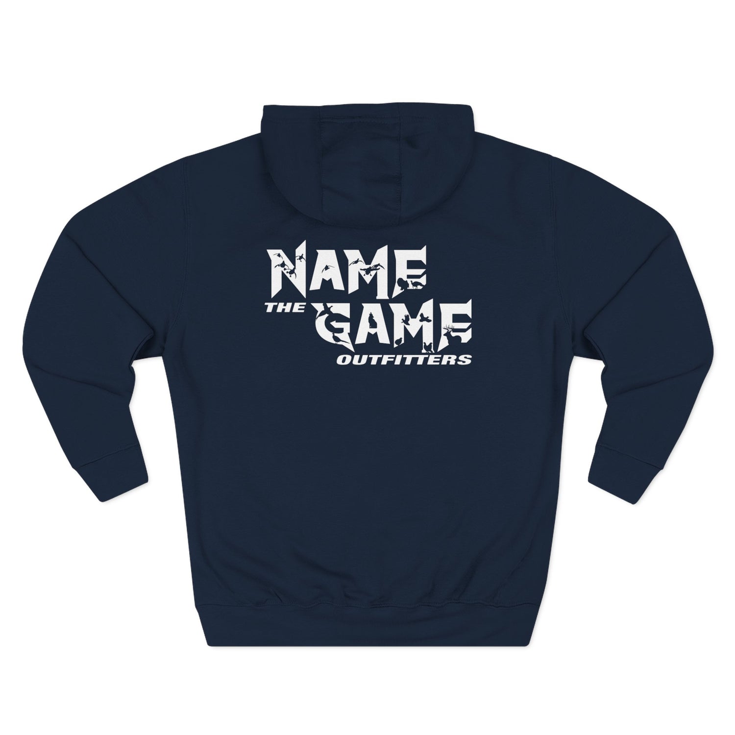 Hoodie - Fleece NTG Logo (White)