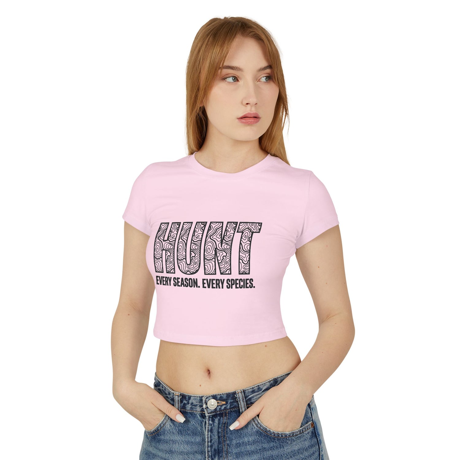 T-Shirt - “HUNT” Women’s Crop Top