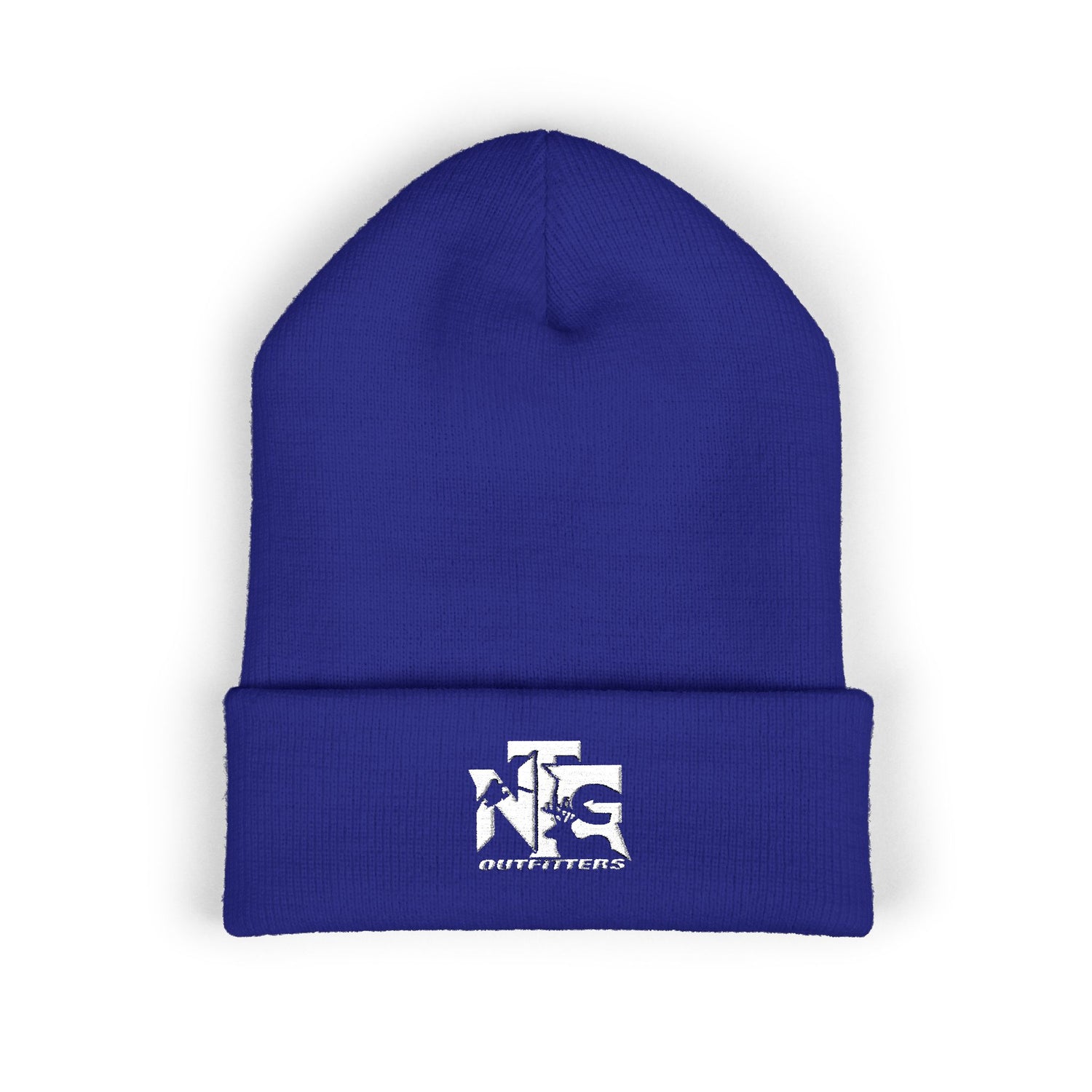 Hat - NTG Cuffed Beanie - White