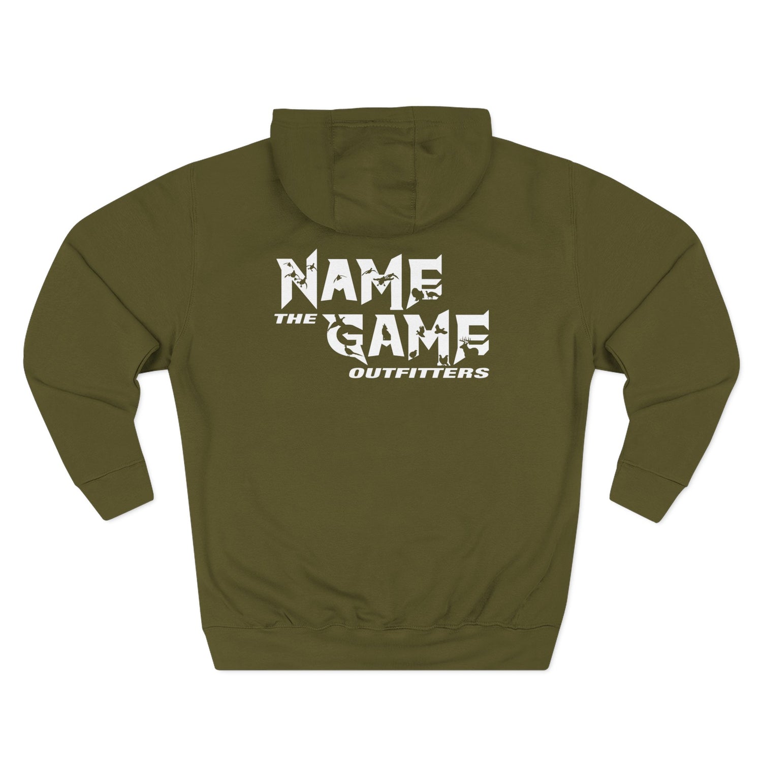 Hoodie - Fleece NTG Logo (White)
