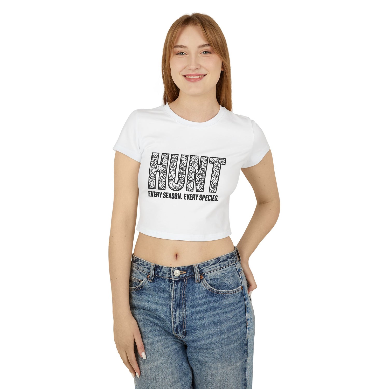 T-Shirt - “HUNT” Women’s Crop Top