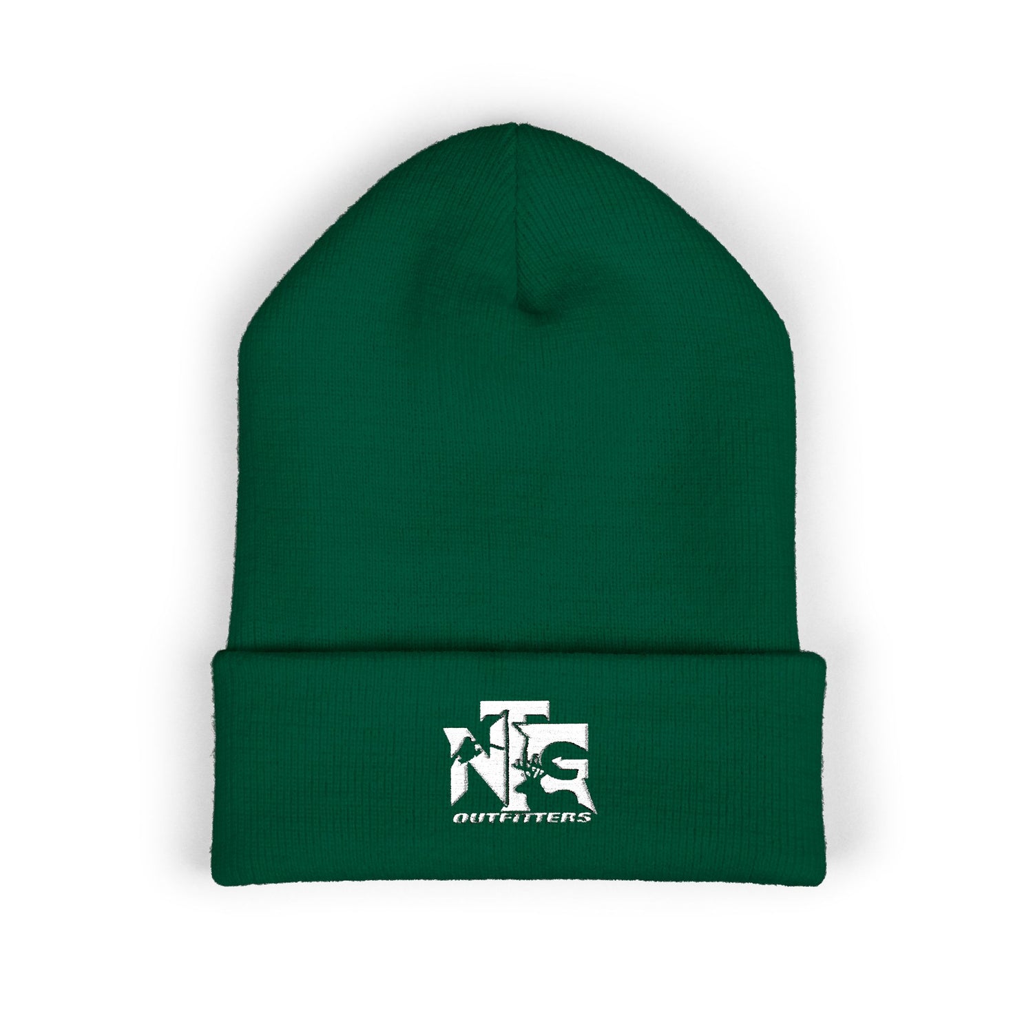 Hat - NTG Cuffed Beanie - White
